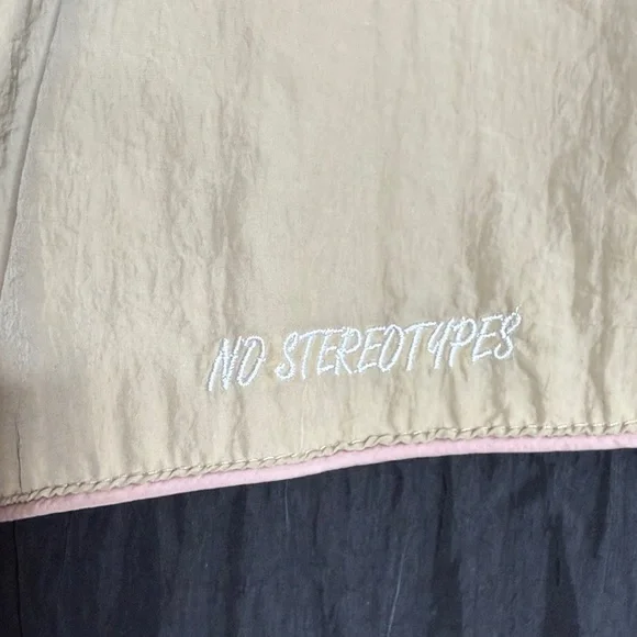 Bershka Zip Up Lined Retro Windbreaker - Picture 7 of 8